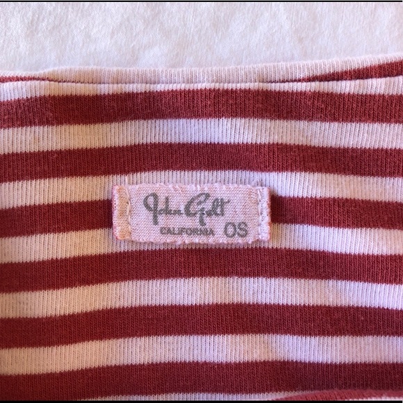 Striped Strapless Crop Top - Picture 5 of 5